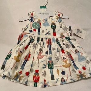 Adorable Nutcracker print dress